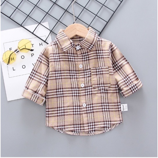 Kemeja anak cewek cowok import Baju anak import atasan anak import baju anak kemeja ANEKA MOTIF