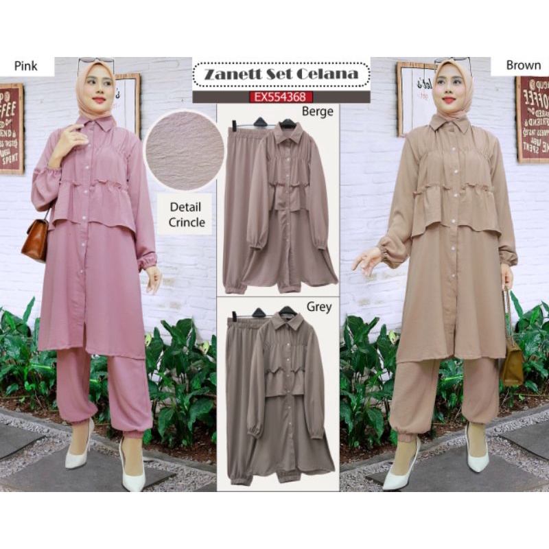 SETELAN CELANA ZANETT JUMBO/ONESET ZANETT IMPORT