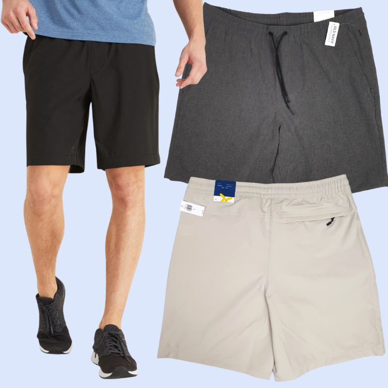 ONPT013 Old Navy Men StretchTech GoDry Jogger Shorts 9inch - Celana Pendek Pria Branded Original
