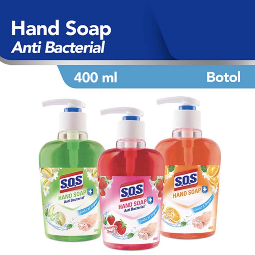 SOS Hand Soap Botol Pump 400 ml