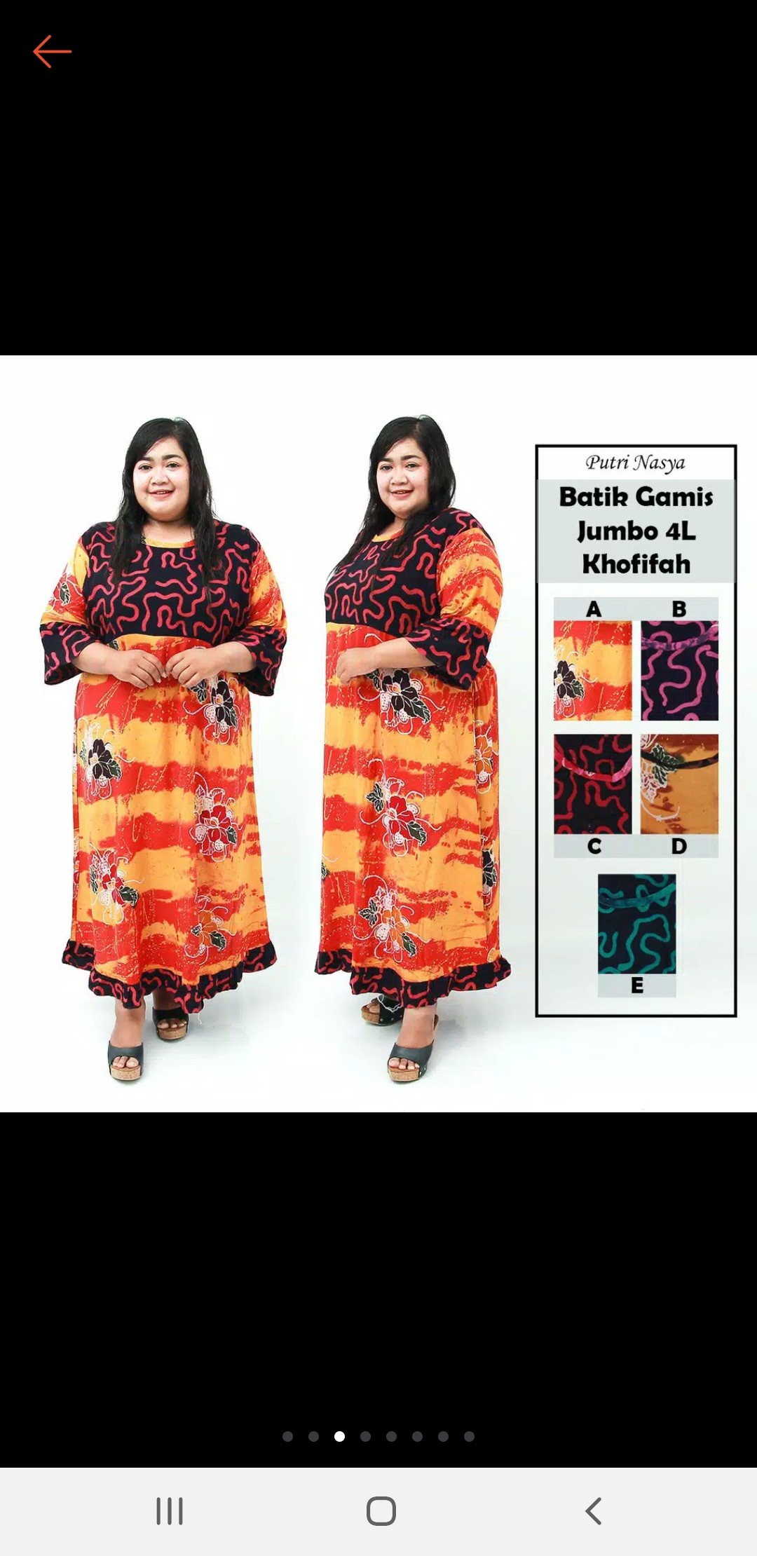 Gamis Batik Manggar,padi,sekar,cantik,kubis,kipas,daun,kupu / Gamis Jumbo 4l / Gamis Batik Modern