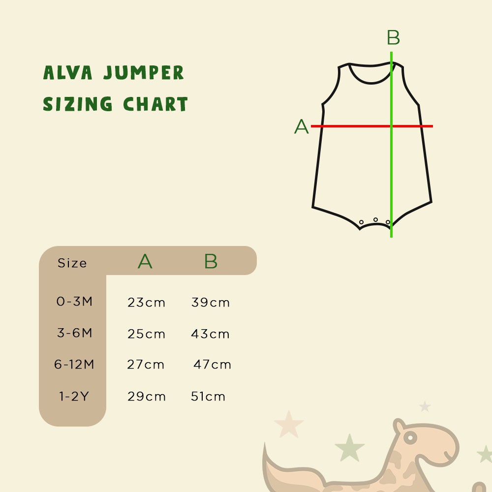 SLEEVELESS JUMPER BAYI KUTUNG PUER'S ALVA (BODYSUIT BAYI/ROMPER BAYI/JUMPER KUTUNG)