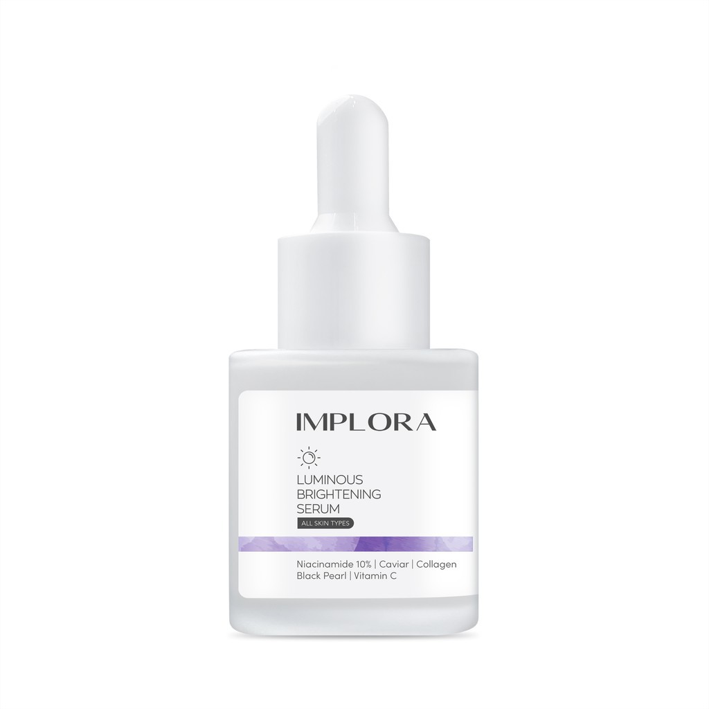 (BPOM) IMPLORA FACE SERUM LUMINOUS BRIGHT SERUM ACNE PEELING MIDNIGHT SERUM WAJAH IMPLORA