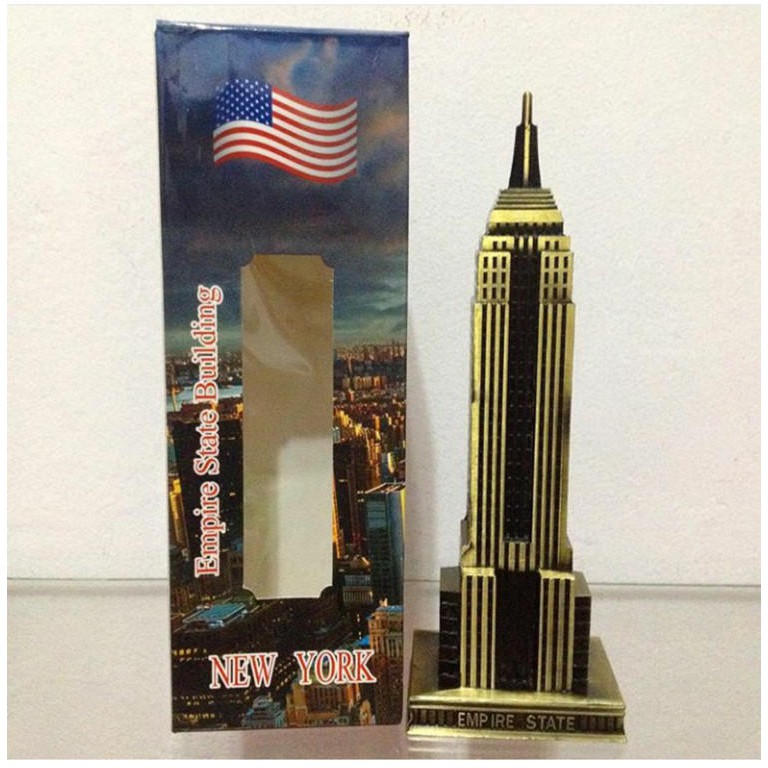 New York Souvenir Mini Empire State Building Crystal Figurine