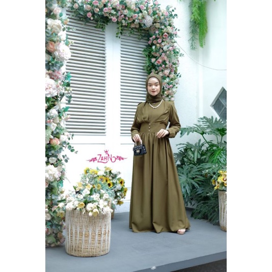 BISA COD | GAMIS ITY CREPE ORI BY ZAHIN | DRESS MURAH ADEM | DRESS KONDANGAN SIMPLE ELEGANT | DRESS SHIVA BY ZAHIN | Gamis Aqila Outer ity crepe by Zahin | Gamis ORI Zahin | gamis Elista syar'i By ZAHIN