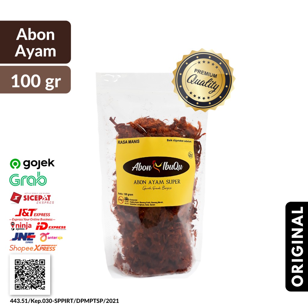 

Abon Ayam Premium - Abon IbuQu 100 gr Original (Khas Solo)