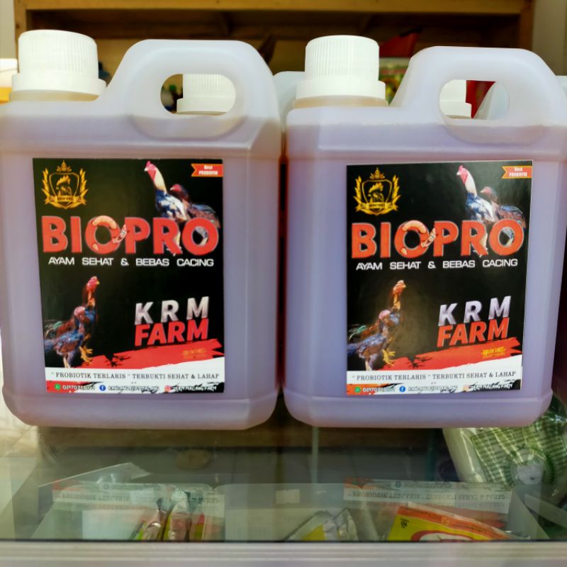 BIO PRO | BIOPRO 1 liter | Kemasan baru - PROBIOTIK AYAM - SPESIAL BEBAS CACING