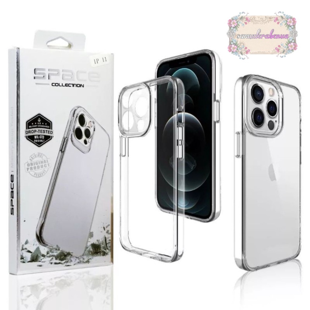 softcase case space military drop premium acrylic ip 7 7+ 8 8+ x xr xs max 11 12 13 14 pro max SB3645