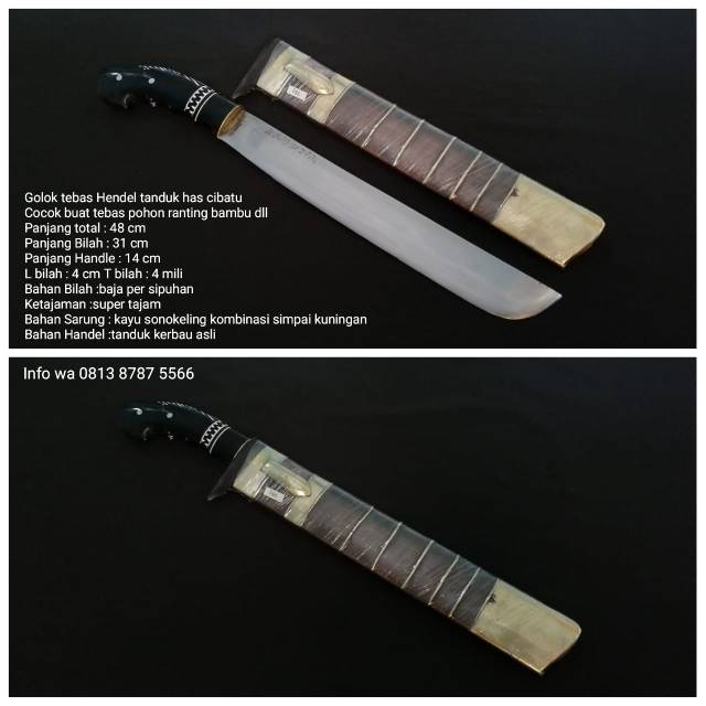 GLK hendel tanduk baja per has Cibatu