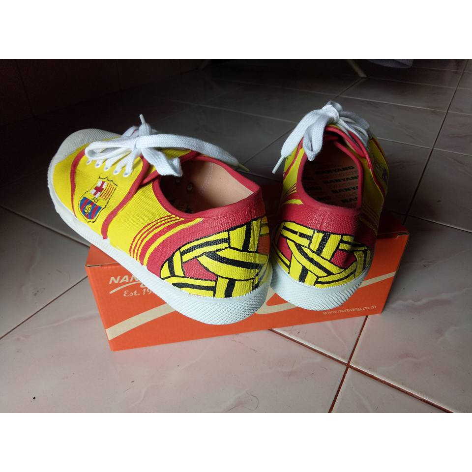 NANYANG KUNING MERAH MOTIF BARCA
