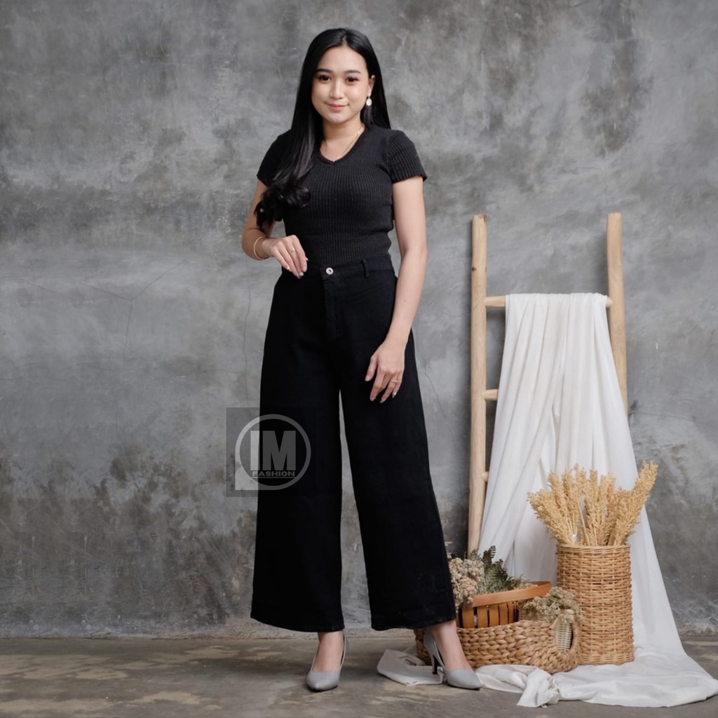 Celana Jeans Wanita / Celana Kulot Jeans Wanita / Kulot jeans Wanita / Celana Boyfriend Wanita