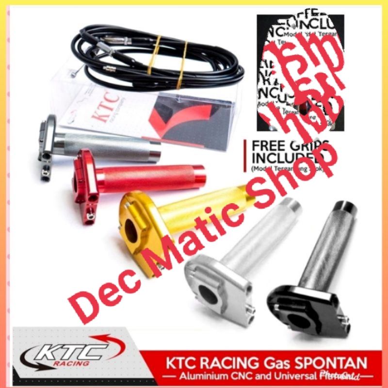 (Ktc) Gas Spontan 2 Selang Kabel Variasi Gas Pontan Motor Universal