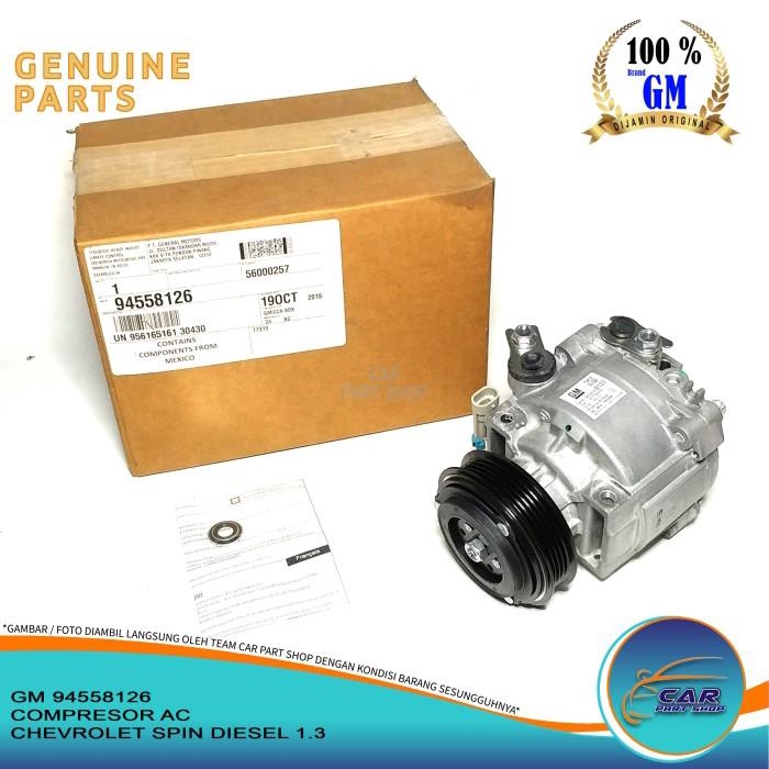 Tools Kompresor Compresor Ac Chevrolet Spin Diesel 1.3 Ori Gm