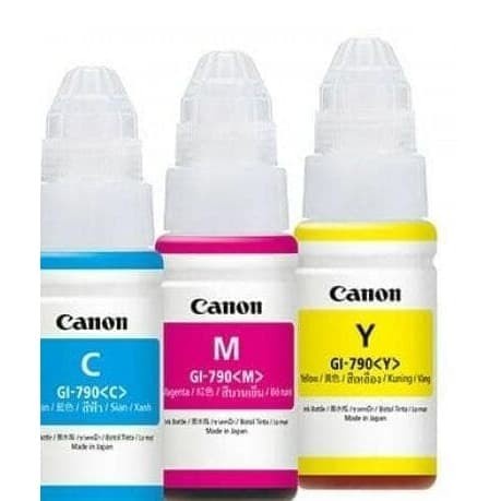 Canon Ink Bottles GI-790 Magenta Color | Warna Merah Tinta Botol Untuk Printer G1000 G2000 G3000 G1010 G2010 G3010 G4010 - Genuine Product