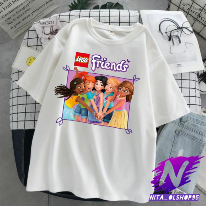 baju Lego friends kaos anak Lego friend karakter terbaru