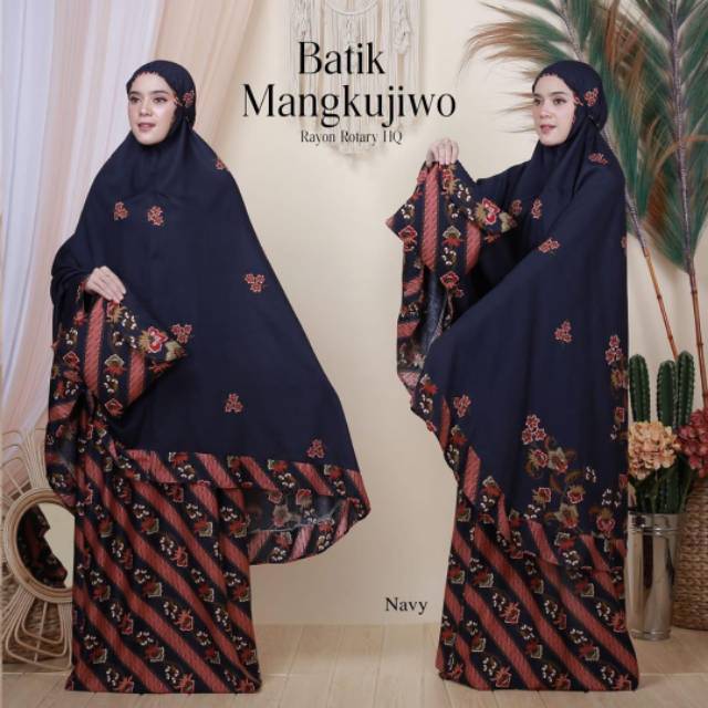 Mukena Dewasa Motif Batik Murah Terbaru | Mukenah Batik Terlaris Solo