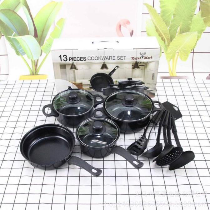 Big Sale Panci Masak Cookware Set Marble 13 pcs Dessini Regina Big Sale