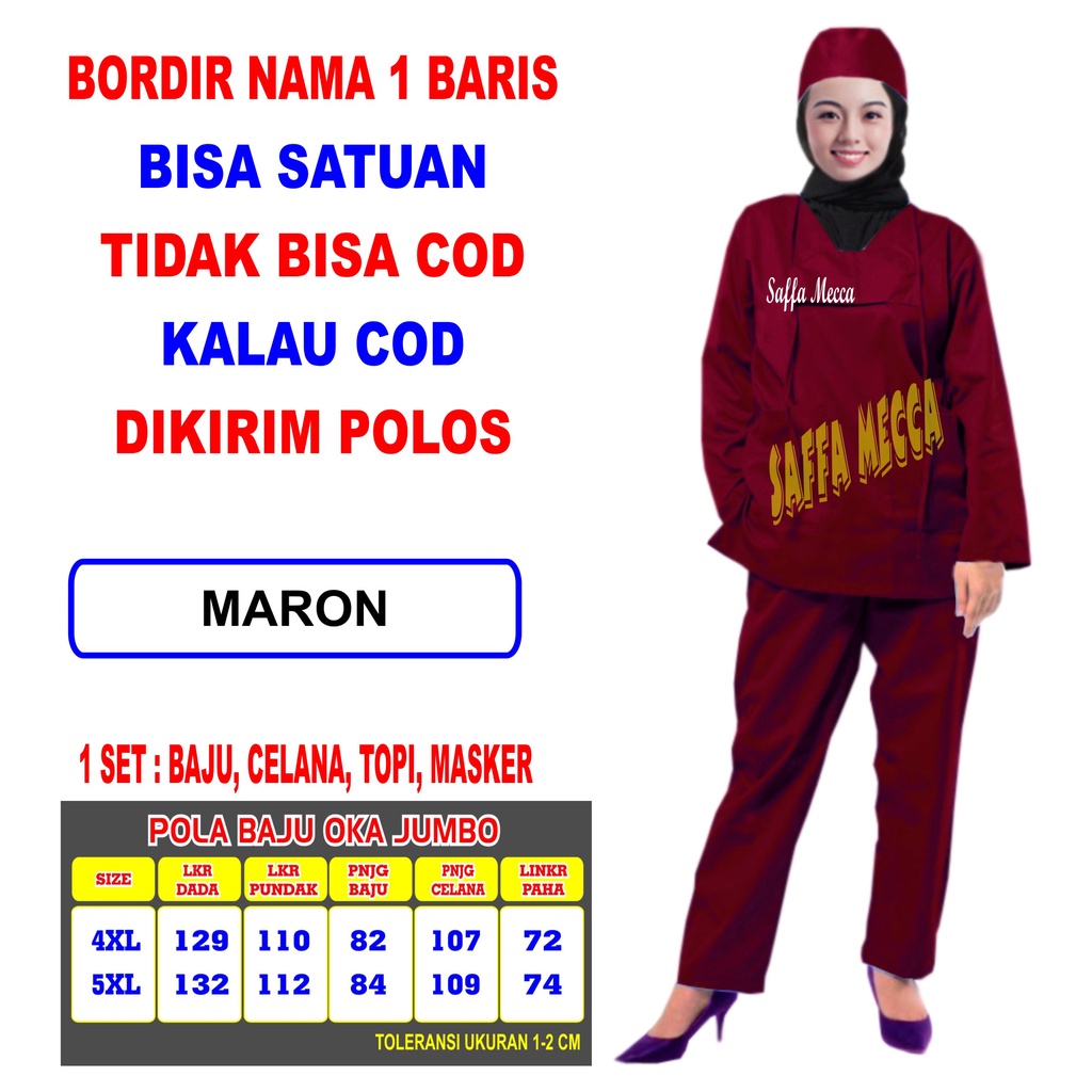 JUMBO BORDIR BAJU OKA  JUMBO BORDIR OKA  LENGAN PANJANG