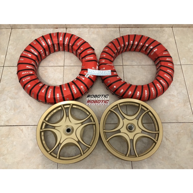 Velg Ring 12 Supernova Honda Scoopy + Ban Maxxis