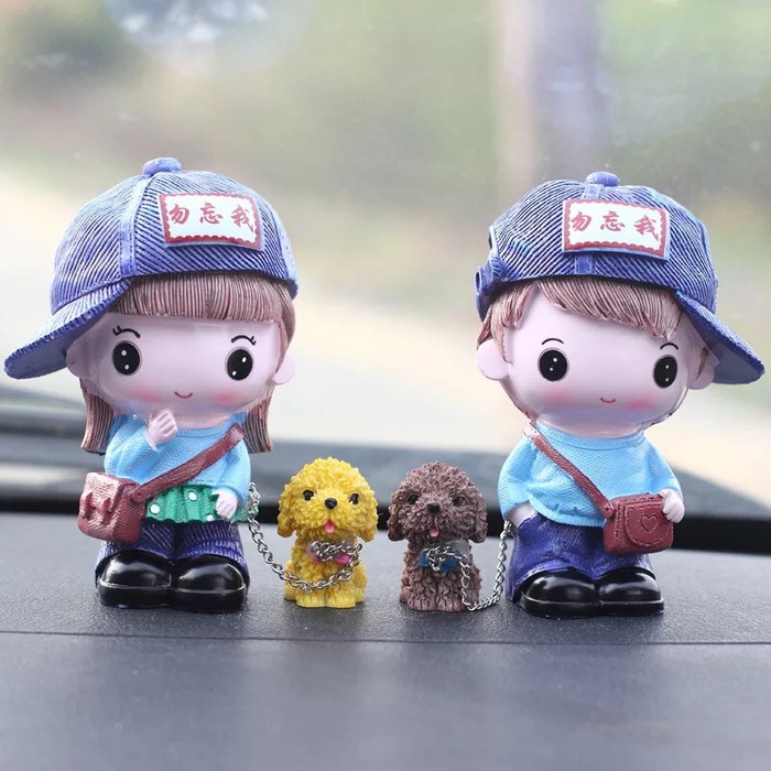 MINIATUR PAJANGAN BONEKA + ANJING (2660)