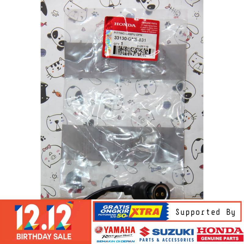 DIJAMIN ASLI!!! FITING LAMPU DEPAN HONDA GRAND ORIGINAL BERKUALITAS