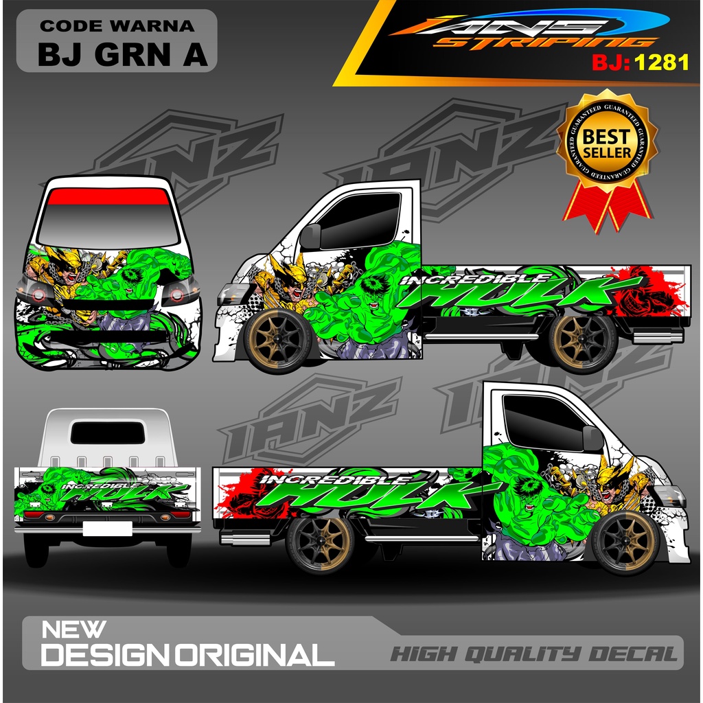 STIKER DECAL PICK UP GRANMAX CARRY L300 FULL BODY / DECAL STIKER GRANMAX FREE REQUEST / VARIASI STIKER FULL BODY / STIKER PICK UP / STICKER GRANMAX