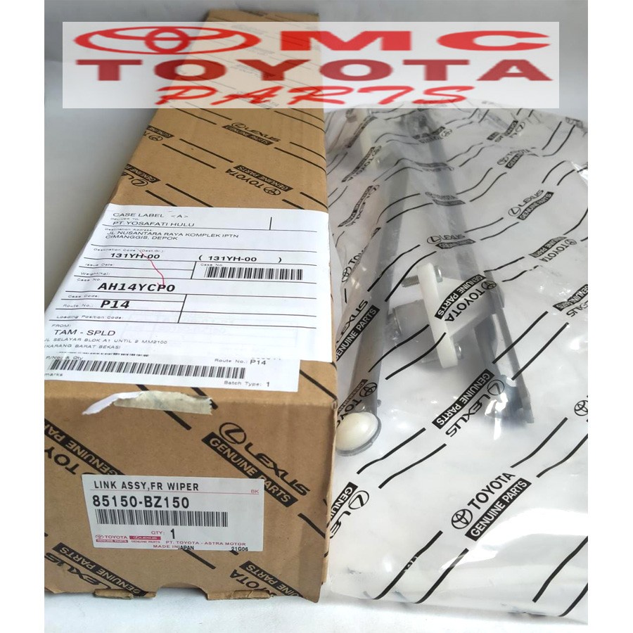 Wiper Link Depan Toyota Avanza Xenia All New 85150-BZ150