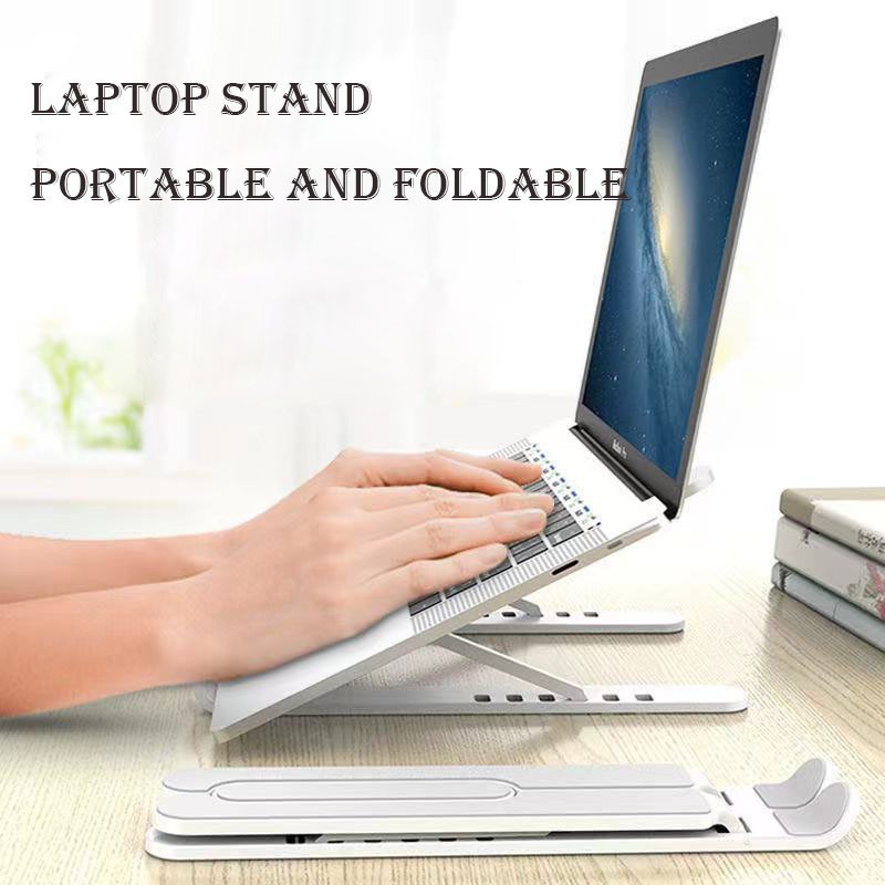 Meja Standing Holder Stand Laptop Universal Folding Holder Dudukan Lipat Notebook Macbook Ipad Tablet Chromebook Labtop HP Handphone HP3