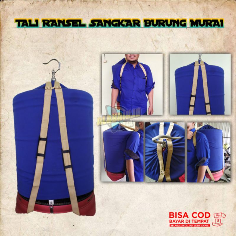 TALI GENDONG SANGKAR BURUNG MURAI