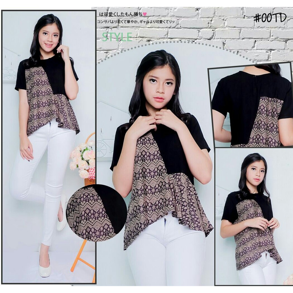 Hot Deal BLOUSE BATIK LEXOIR BAJU GROSIR TANAH ABANG