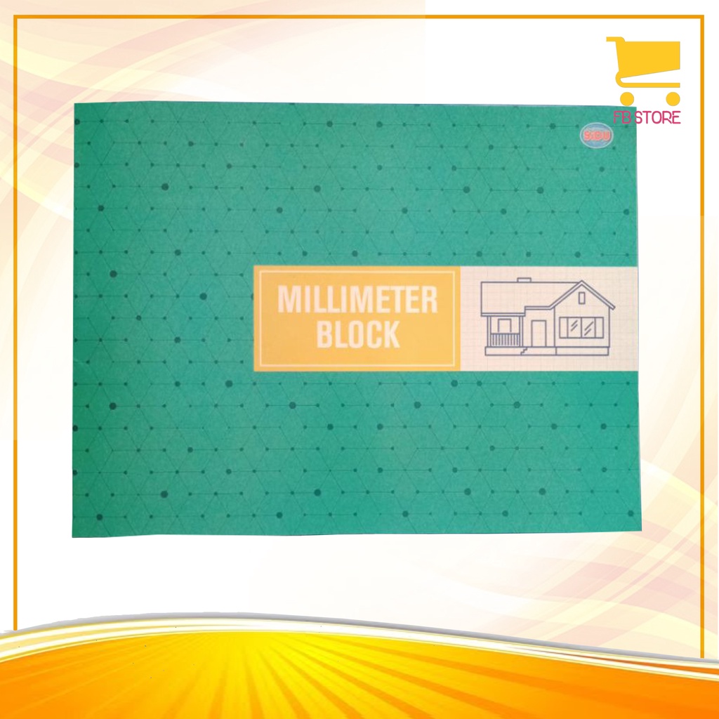 

Millimeter Block F4 SIDU / SINAR DUNIA APP Isi 20 Lembar Per Buku
