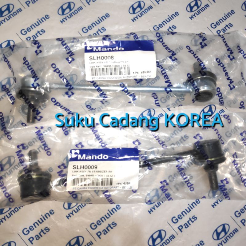Link Stabil roda depan Link Stabilizer set kanan kiri Hyundai Getz