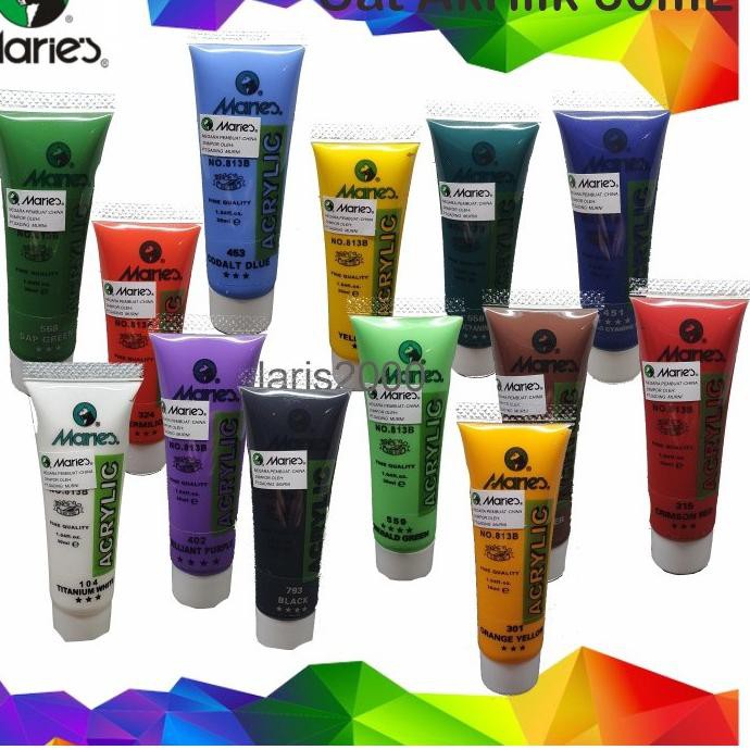 

PROMO 6.6 Maries Acrylic Paint / Cat Akrilik 30ml - PART1