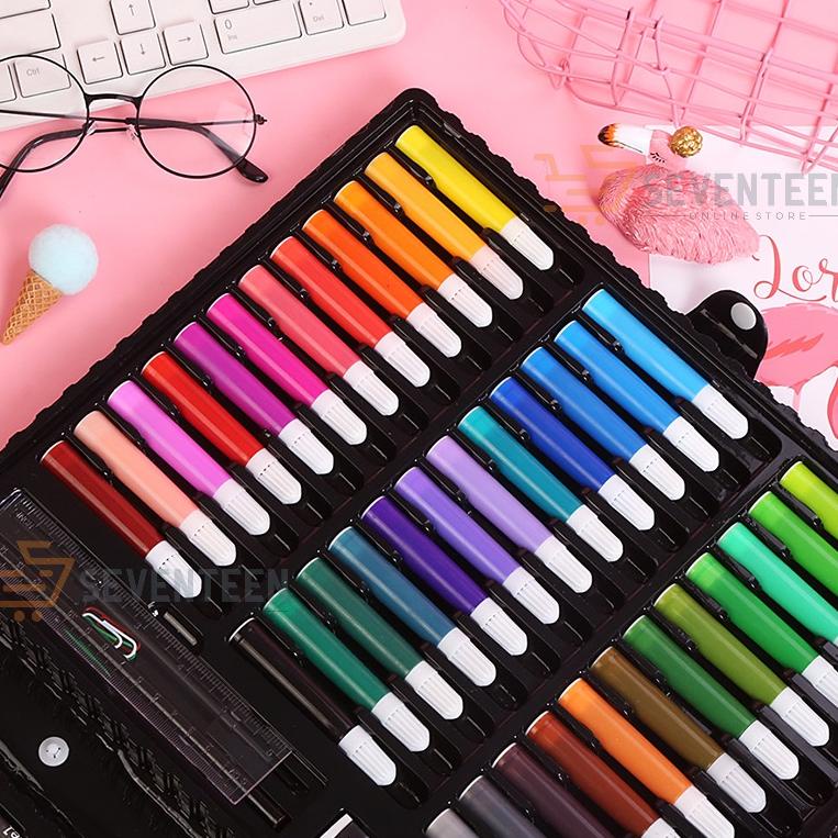 

PROMO SEVENTEEN CRAYON SET 150PCS SPIDOL WARNA ALAT MELUKIS MEWARNAI MENGGAMBAR PENSIL KRAYON 1 SET ART COLOURING ,.,.,.,.,.,