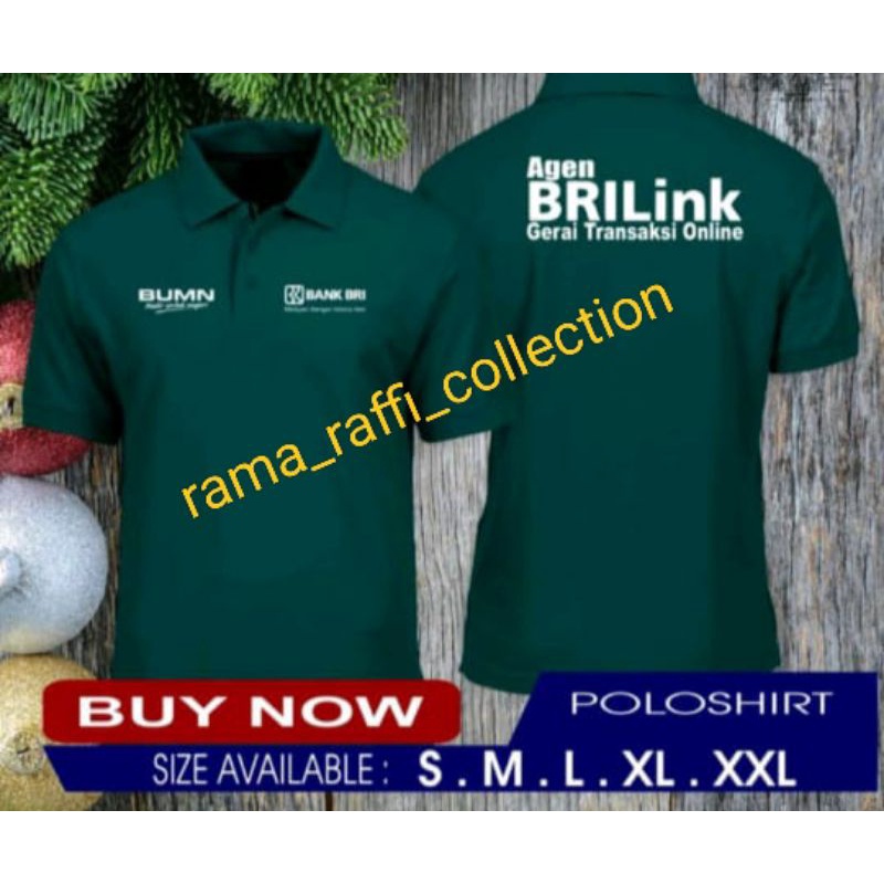 kaos polo brilink/ kaos polo kerah brilink