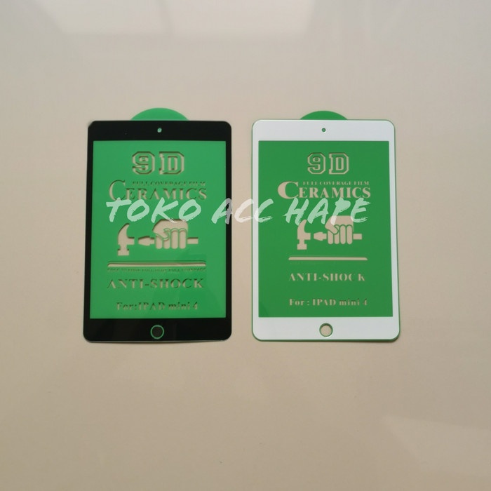 TEMPERED IPAD MINI 4/5 (7.9&quot;) ANTI SHOCK CERAMICS FULL BENING/CLEAR