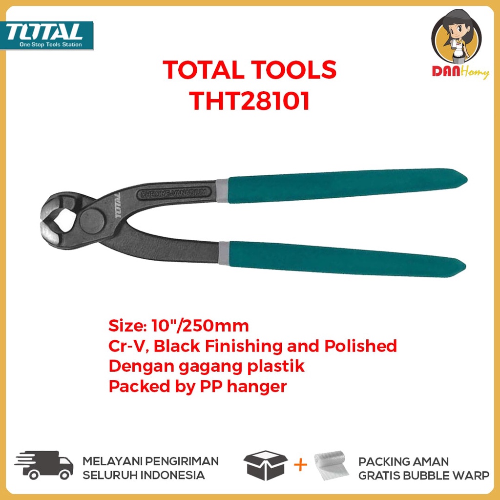 Total Tools - Rabbet Pliers / Tang Gegep / Tang Kakak Tua Tht28101