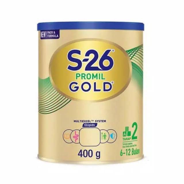 

SUSU S-26 PROMIL GOLD TAHAP 2 KALENG 400 GR