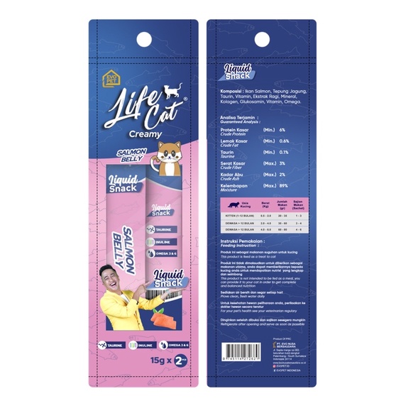 Life Cat Creamy Snack Kucing 30gr