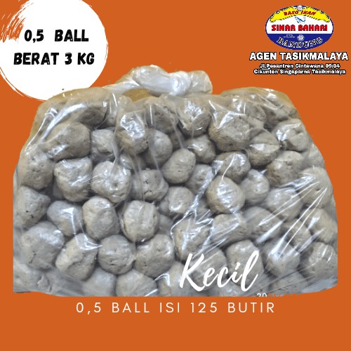 

BAKSO 0.5 BALL /BAKSO KECIL/ BAKSO IKAN SINAR BAHARI BANDUNG