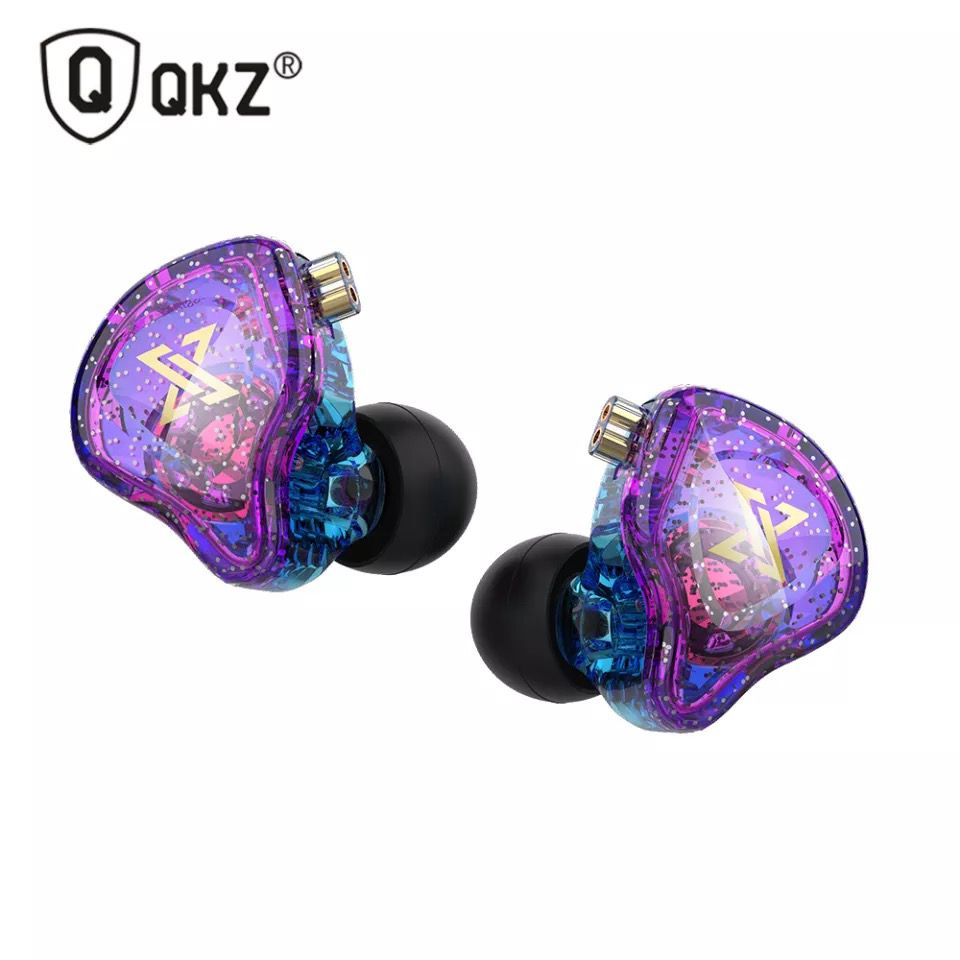 QKZ AK6 Max IEM Earphone HiRes- with Mic - Dynamic Driver - Garansi Resmi 6 Bulan