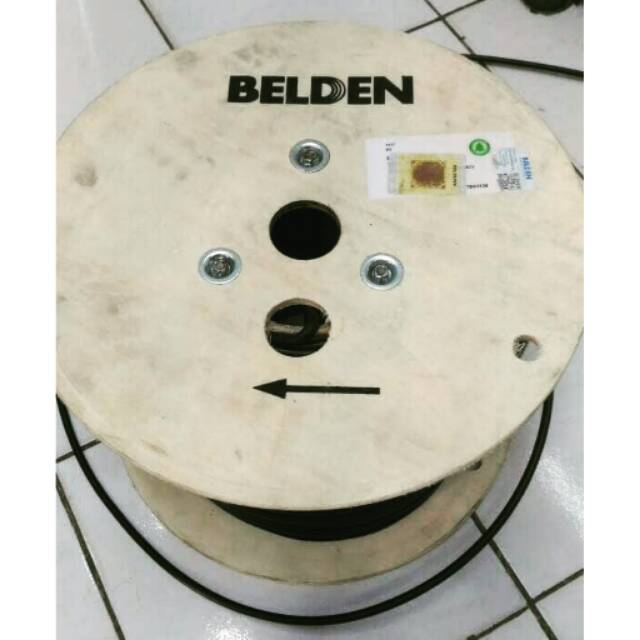 KABEL ANTENA TV COAXIAL RG6 75 ohm BELDEN ORIGINAL harga/meter