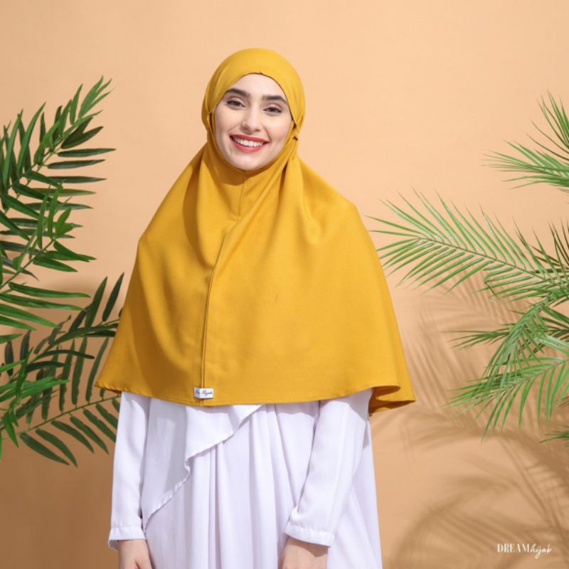 ALAIKA HIJAB/BERGO INSTAN | DREAMHIJAB-Mustard