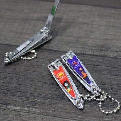 Gunting Kuku Karakter Anak Nail Clipper Mini Hadiah Souvenir Lucu dengan Gantungan - Gunting Kuku Mini Stainless Motif Lucu - Gantungan Gunting Kuku - Gunting Kuku Jepit - Potong Kuku