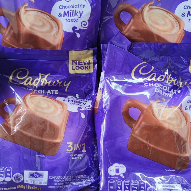 

(BISA COD) Cadbury hot chocolate drink 3in1