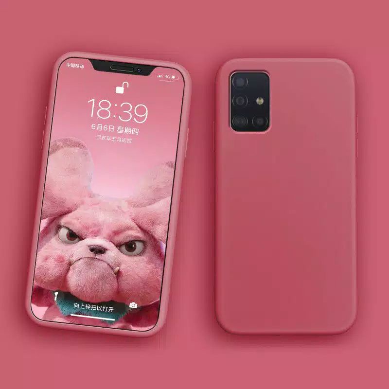 Soft Case Silikon Warna Permen Polos Untuk Samsung Galaxy A20 A30 S10 Plus S9 Plus S20 Ultra 9 10 Pl