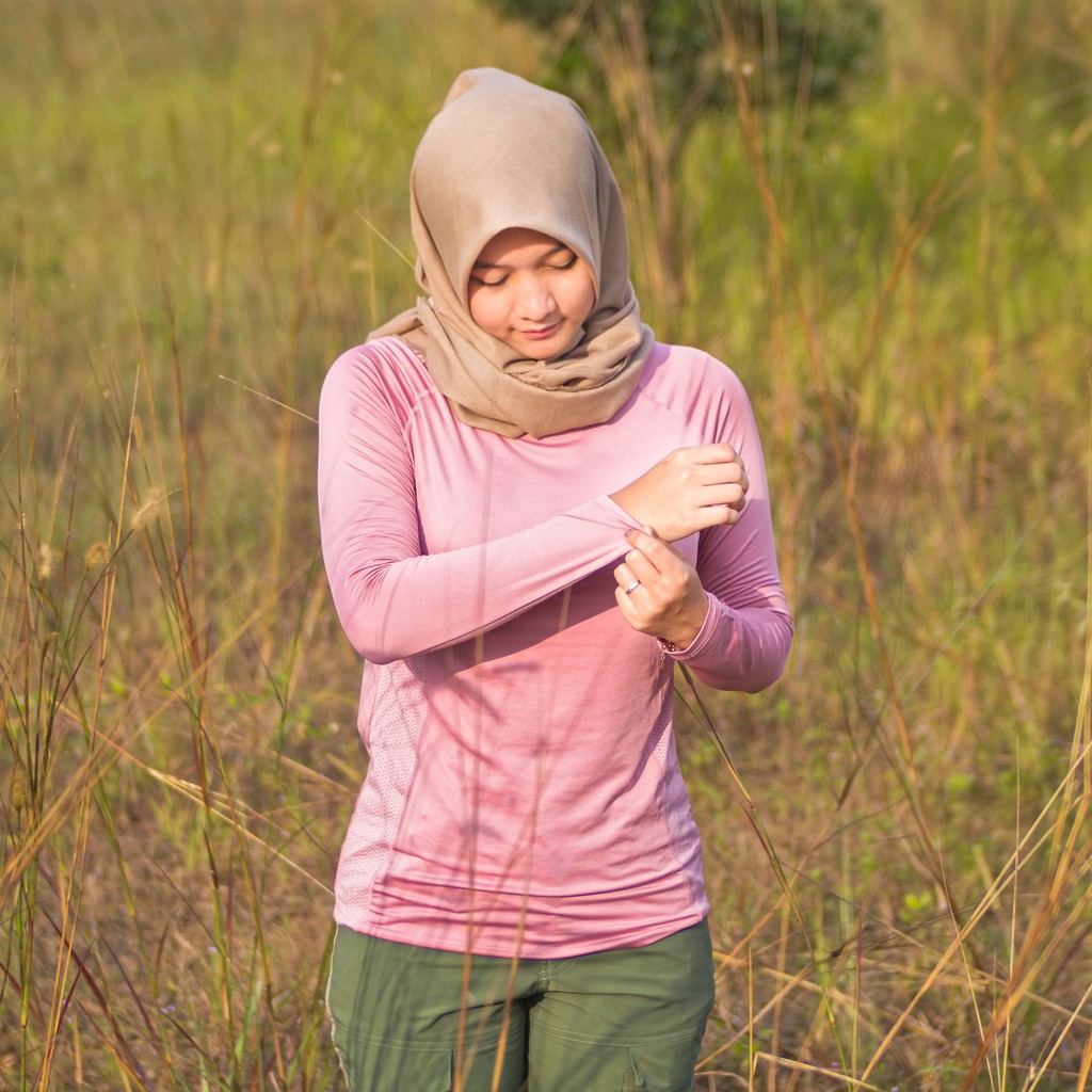 Baju Olahraga Baselayer Columbia Pria dan Wanita Original