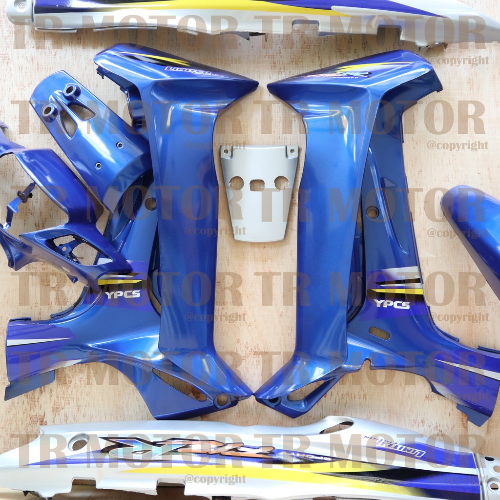 Cover Body Fizr F1zr Limited Edition Biru Tua Full Set Halus Cover Bodi Yamaha Fiz r