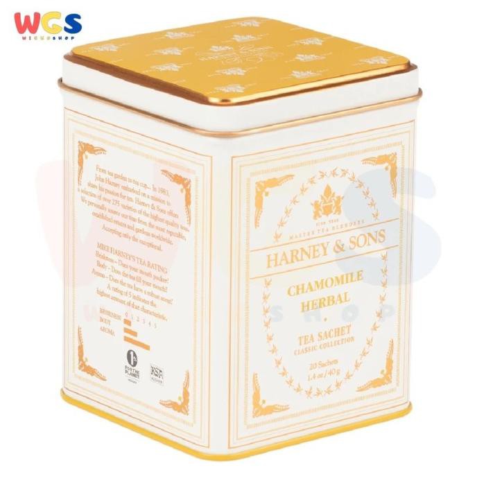 

Jual Harney & Sons Tea Chamomile Herbal Classic Tin 20 Sachets 26Gr Teh