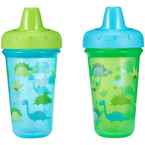 The First Years Stackable 9oz Spout Sippy Cups 2pk Biru - Hijau